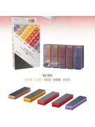 30 darab csiszoló szivacs készlet különböző szemcsékkel - Professzionális csiszoló eszközök kézműveseknek és makettezőknek, Tartós és rugalmas anyag papíralapú, Különböző vastagságok (2/3/5mm)