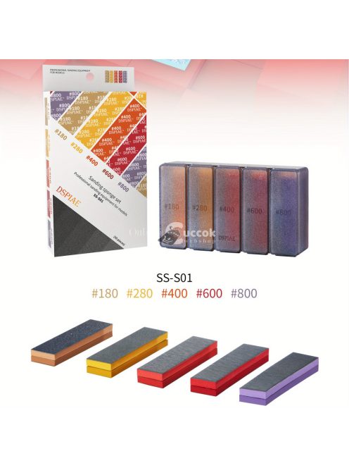 30 darab csiszoló szivacs készlet különböző szemcsékkel - Professzionális csiszoló eszközök kézműveseknek és makettezőknek, Tartós és rugalmas anyag papíralapú, Különböző vastagságok (2/3/5mm)