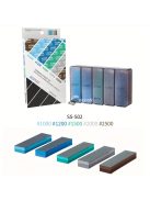 30 darab csiszoló szivacs készlet különböző szemcsékkel - Professzionális csiszoló eszközök kézműveseknek és makettezőknek, Tartós és rugalmas anyag papíralapú, Különböző vastagságok (2/3/5mm)