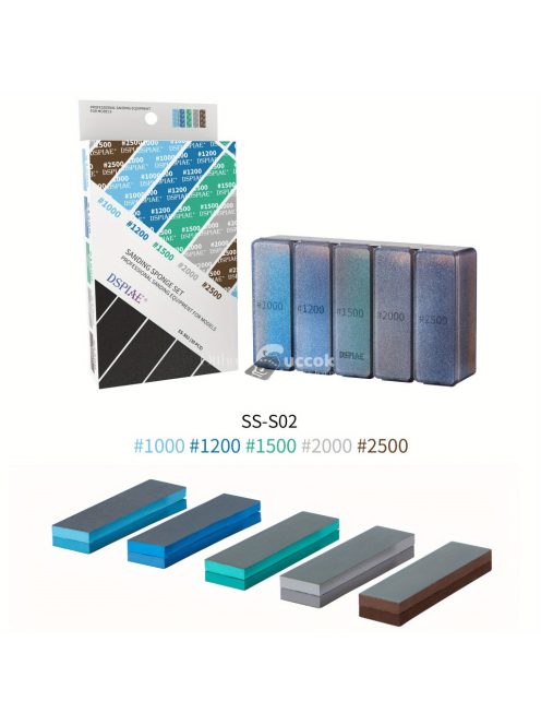 30 darab csiszoló szivacs készlet különböző szemcsékkel - Professzionális csiszoló eszközök kézműveseknek és makettezőknek, Tartós és rugalmas anyag papíralapú, Különböző vastagságok (2/3/5mm)