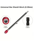 Extra Hosszú Mágneses Hatlapú Fúrószár Tartó - Gyorskioldás