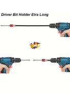 Extra Hosszú Mágneses Hatlapú Fúrószár Tartó - Gyorskioldás