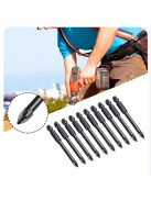 10 részes T-fűrész, hatszögű szárú fúrószár, nagy sebességű acél, többcélú csempe, üveg, tükör, kerámia, kemény ötvözet fúrószár készlet.