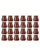 24 db Szilikon Szék Lábvédő Filc Betétekkel - Karcmentes Bútorvédő Sapkák, Könnyű Csúszás, Zajcsökkentés - Sokoldalú Illeszkedés Otthoni és Irodai Használatra