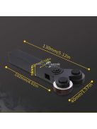 7 darabos kerekfejű rozsdamentes acél recéző szerszámkészlet