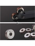 7 darabos kerekfejű rozsdamentes acél recéző szerszámkészlet