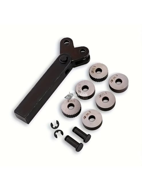 7 darabos kerekfejű rozsdamentes acél recéző szerszámkészlet