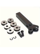 7 darabos kerekfejű rozsdamentes acél recéző szerszámkészlet