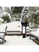 1db Prémium Fekete Hőszigetelő Kerti Csapfedél - Vízálló, Megvastagított Fagyálló Védelem Kültéri Csapokhoz - Tartós Téli Csővédő