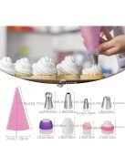 359 darabos Cupcake & Torta Sütőkészlet torta díszítő készlet