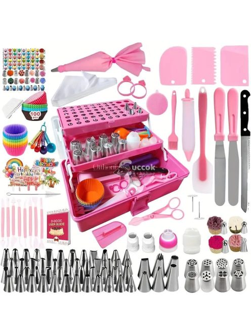 359 darabos Cupcake & Torta Sütőkészlet torta díszítő készlet