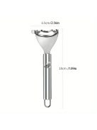 1 db rozsdamentes acél kukoricacsőhámozó, multifunkcionális zöldséghámozó, újrafelhasználható konyhai eszköz, áramforrás nem szükséges, fém konyhai eszköz készlet