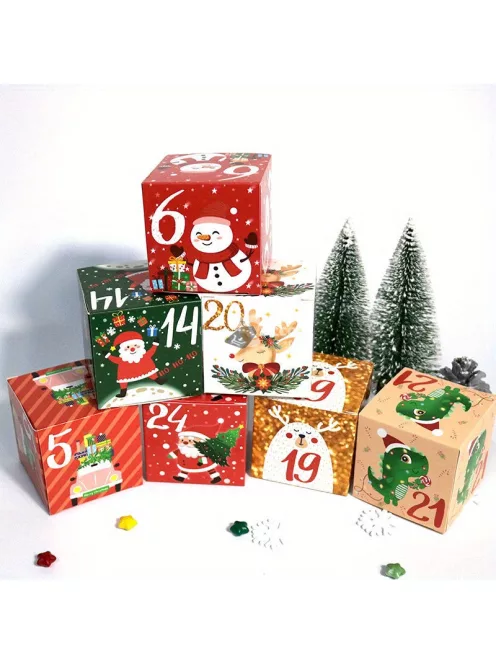 24db, adventi kalendárium csemegedobozok 24 napos