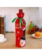 3 darabos Karácsonyi Borosüveg Fedőkészlet