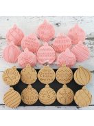 10 részes karácsonyi süti kiszúró készlet