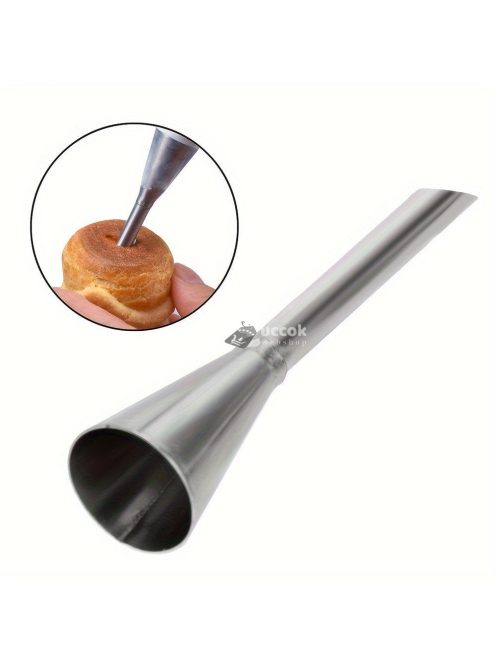 Egy Darab Tejszínhabozó Cső, Rozsdamentes Acél Muffin Injekciós Tipp, Orosz Pufi Tészta Fecskendő Eszköz, Muffin Pufi Injekciós Eszköz, Pufi Tészta Csőtipp, Tészta Eszköz, Sütőeszközök