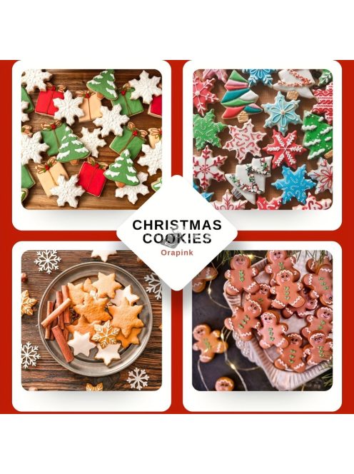 18 részes rozsdamentes acél süti kiszúró készlet