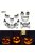 10 darabos Halloween tökfaragó rozsdamentes acél formakészlet - Tökéletes DIY sütéshez és díszítéshez - Alkalmas különböző tök méretekhez - Márka: Sinzaz