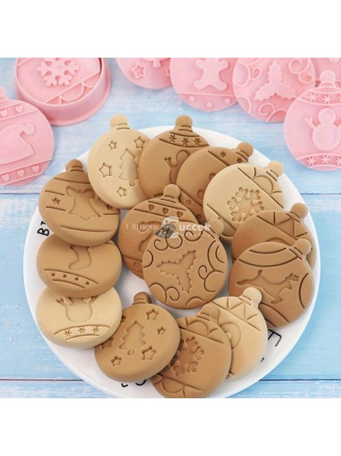 10 darabos Karácsonyi Süteményszaggató Készlet