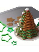 10 darabos Karácsonyi Süteményszaggató Készlet