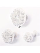 3db/6db Hópehely Keksz Formadíszítés, Cukorforgató És Domborító Eszköz, Karácsonyi Keksz Vágó