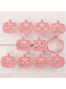 10 darabos Halloween Tök Alakú Süteményszaggató Készlet