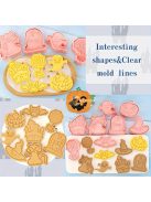 8 darabos Halloween Süteményszaggató Készlet