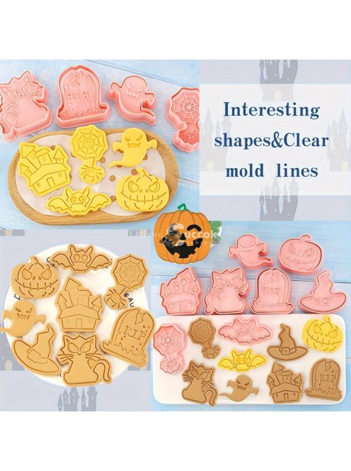 8 darabos Halloween Süteményszaggató Készlet