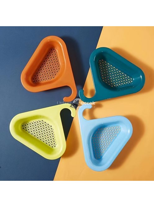 2/4 db Hattyú Alakú Konyhai Mosogató Szűrőkosár - Háromszög Alakú Csap Tároló Edényekhez & Eszközökhöz, Tartós Műanyag