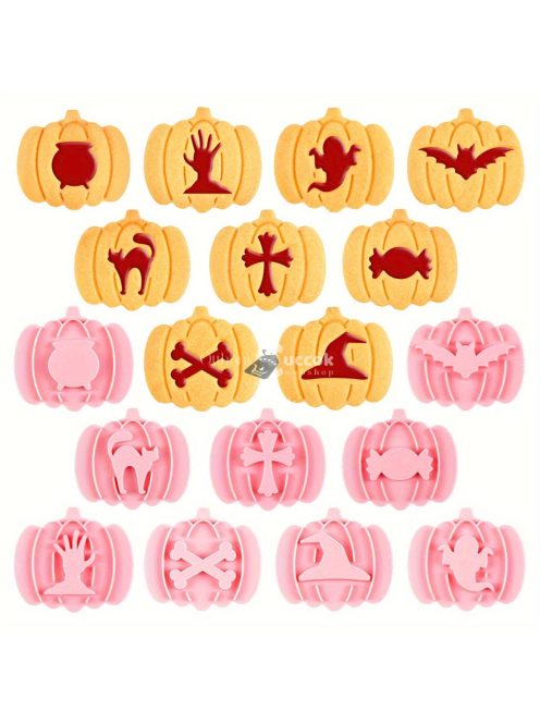 10 darabos Halloween Süteményszaggató Készlet