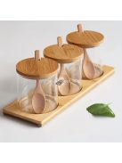 3db/szett, Fűszeres Edénykészlet, Konyhai Fűszeres Edény