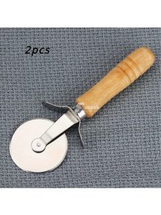   Könnyedén felszeletelheti a tökéletes pizzát ezzel a rozsdamentes acél pizzaszeletelő késsel