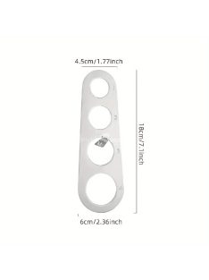   1db, Limiter tésztamérő, rozsdamentes acél tészta mérőeszköz, spagetti mérő, újrafelhasználható tészta adagszabályozás, konyhai kütyük, cikkek, háztartási konyhai eszközök, konyhai kellékek