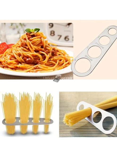 1db, Limiter tésztamérő, rozsdamentes acél tészta mérőeszköz, spagetti mérő, újrafelhasználható tészta adagszabályozás, konyhai kütyük, cikkek, háztartási konyhai eszközök, konyhai kellékek