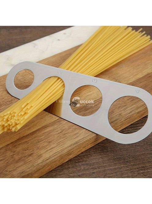 1db, Limiter tésztamérő, rozsdamentes acél tészta mérőeszköz, spagetti mérő, újrafelhasználható tészta adagszabályozás, konyhai kütyük, cikkek, háztartási konyhai eszközök, konyhai kellékek