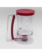 palacsinta tészta adagoló, tészta adagoló szorítófogantyúval, palacsinta adagoló tésztához, palacsinta adagoló