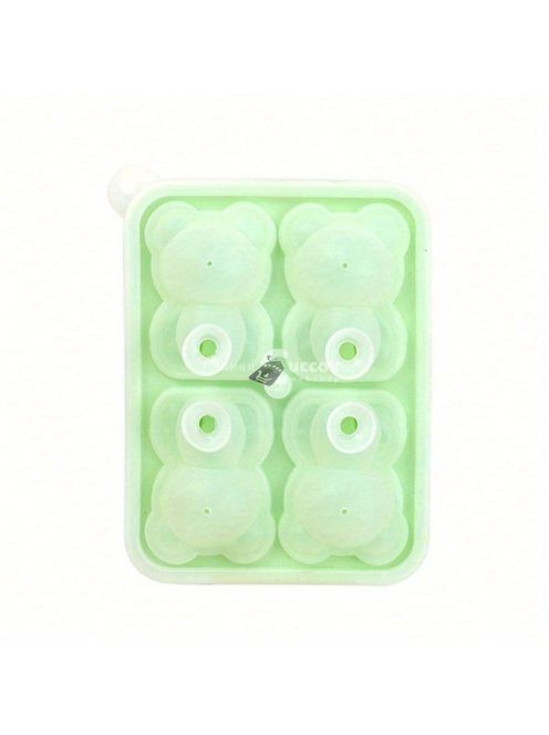 Medve alakú szilikon jégkockatartó - Sokoldalúan használható fagylaltos rudakhoz, popsikékhez és egyebekhez - Tökéletes Valentin-napra és Oktoberfest ünnepségekre