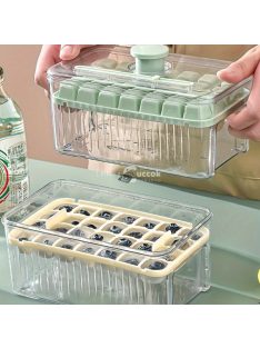 jégkocka készítő forma tárolóval