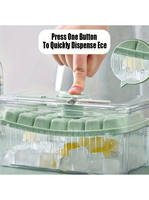 jégkocka készítő forma tárolóval