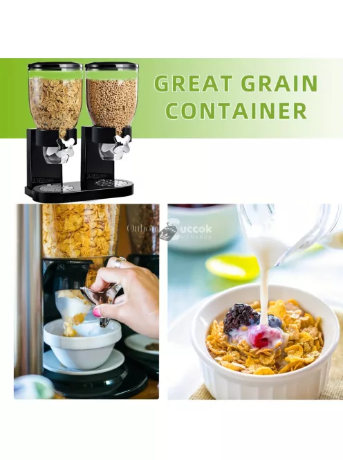 Kétirányú gabonapehely adagoló  tökéletes, dióhoz, rizshez, granolához stb.