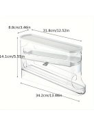 Kétszintes Automata Tojásgurító Adagoló - Frissen és Rendezetten Tartja a Tojásokat a Hűtőszekrényben, Szekrényben vagy Fiókban