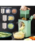 3 az 1-ben kézi forgó reszelő, 3 rozsdamentes acél pengével