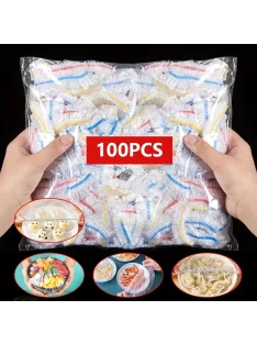100 darab eldobható élelmiszerzáró tasak
