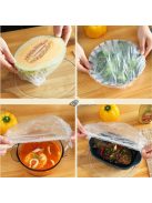 100 darab eldobható élelmiszerzáró tasak