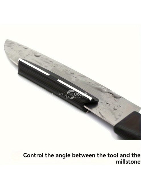 1/2db, Professzionális késélezési útmutató, Véletlenszerű késélező szögvezető, élezési útmutató fenőkőhöz, szögvezető késélező fix szerszámok, konyhai cuccok