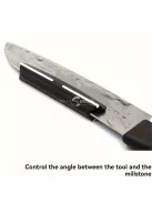 1/2db, Professzionális késélezési útmutató, Véletlenszerű késélező szögvezető, élezési útmutató fenőkőhöz, szögvezető késélező fix szerszámok, konyhai cuccok