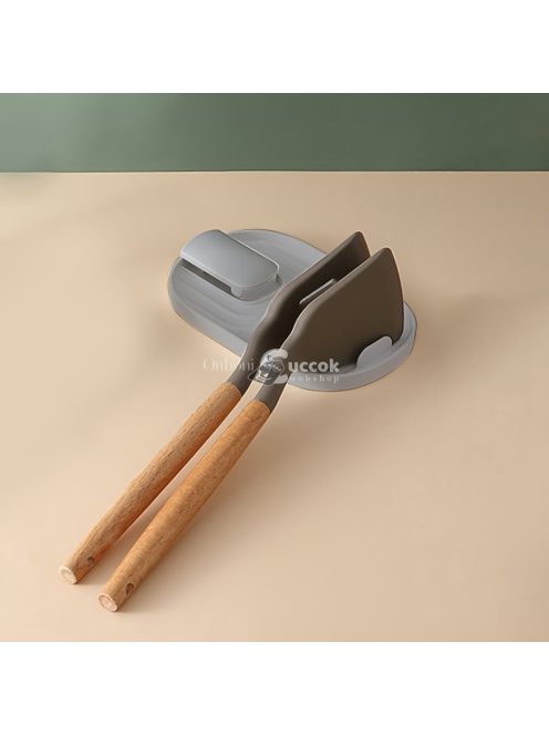 1db Edényfedél Tartó, Leveskanáltartó, Összecsukható Főzőlapáttartó