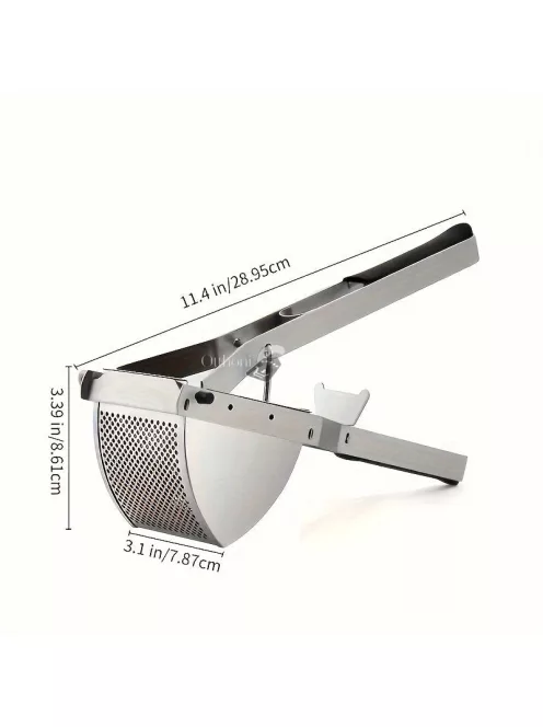 Burgonyanyomó, Rozsdamentes acél burgonyanyomó, Konyhai Zöldségnyomó csúszásmentes fogantyúval