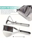 Burgonyanyomó, Rozsdamentes acél burgonyanyomó, Konyhai Zöldségnyomó csúszásmentes fogantyúval