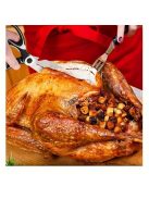 1 db Multifunkcionális rozsdamentes acél konyhai olló - Baromfi olló dió- és üvegnyitóval - Alapvető ételkészítő eszköz csirkéhez, kacsához, halhoz